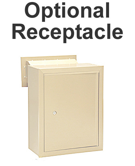 Wall Mail Drop Slot S2255 receptacle