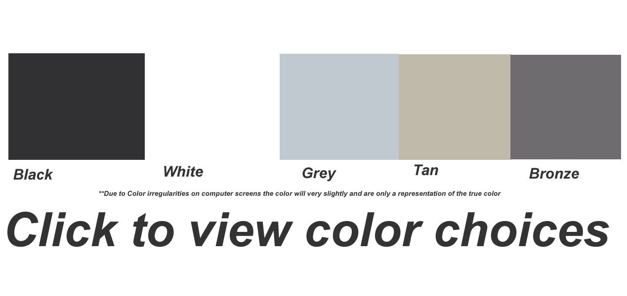 Outdoor Locking Wall Mounted Mailbox color options