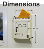 Locking Wall Mounted Payment Drop Box